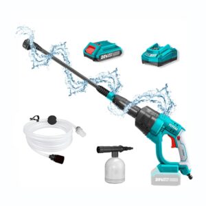 "HIDROLAVADORA INALÁMBRICA 20V 24.8 BAR + CARGADOR Y BATERÍA TOTAL"