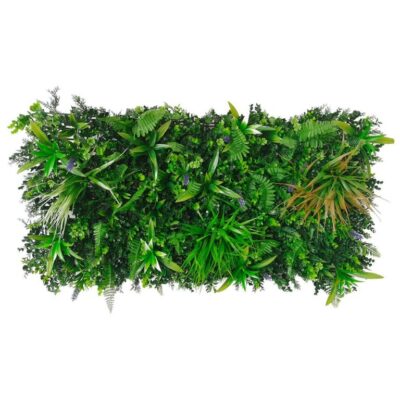 "Jardin Vertical Artificial Flores Verde 50x100cm"