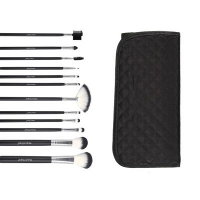 Kit de 12 Pinceles para Maquillaje Macrilan c/ Estuche KP1-5E