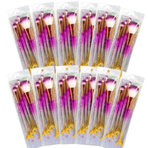 Kit de 12 Pinceles Kit de Maquillaje Sirena C/4 piezas