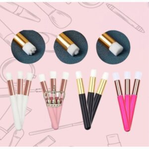 Kit de 3 Pinceles Higienizador de Pestañas