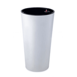 Macetas Redondas Estilo Marfil con Sistema de Riego