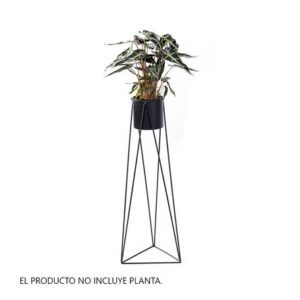 Macetero alto triangular grande Orange