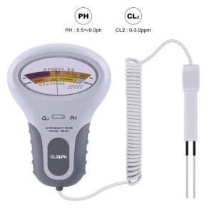 Medidor de pH y cloro para piscina, spa, PC102