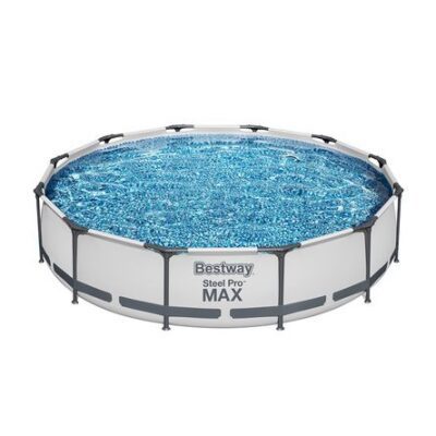 Piscina Estructural Circular Bestway Steel Pro Max 6473L 366x366x76cm Gris