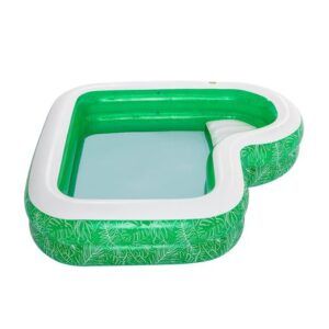 Piscina Inflable Cuadrada Bestway Paradise 282L 231x231x51cm Verde