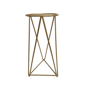 Triangulo - Soporte de Metal Dorado