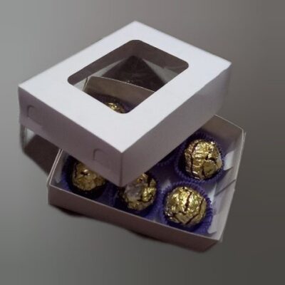 Caja de Alfajores,Mini Brownies o Bombones
