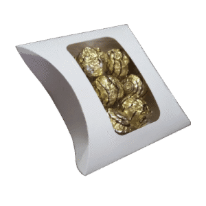 Caja tipo almohada para galletas o bombones