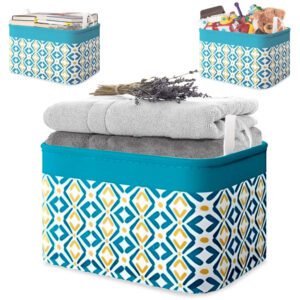 Cesta Organizador de Almacenamiento Plegable Dormitorio Lavandería Turquesa 181C
