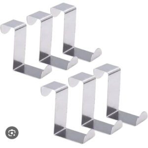 Perchero Colgador Portatil Para Puerta Cajones 6 Unds