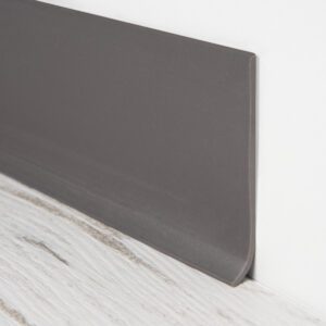 ZOCALO PISOPAK PVC GRIS EN ROLLO 3"