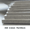 Plancha de cartón prensado gris 3.5mm 75x105 refilado