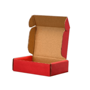 Caja para envio roja