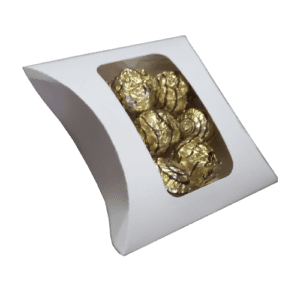 Caja tipo almohada para galletas o bombones