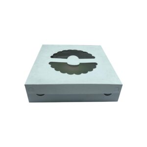 CAJA DE PYE CON VENTANA - BLANCO (30X30X8CM)