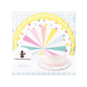 SET 3 PISOS PARA TORTA FIESTA SUGARBELLE