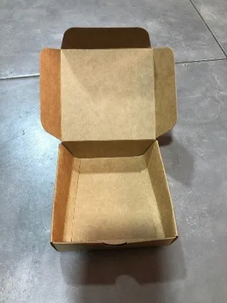 CAJA PARA PORCION DE TORTA (10X10X3)-BLANCO
