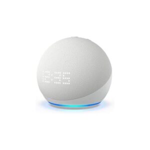 Alexa Echo Dot con reloj 5ta generación con reloj blanco