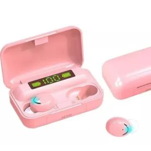 Audifonos in-ear inalambricos F9-5 Bluetooth - Rosado