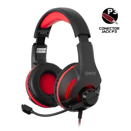 Auricular Gamer Led con Microfono Cybertel Explorer Hg507