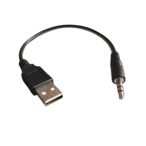 Cable Adaptador Usb Macho A Plug 3.5mm Macho Auxiliar 20cm