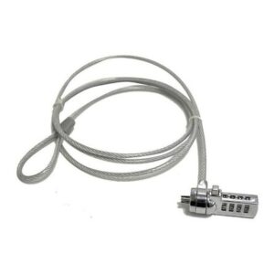 Cable Candado De Acero Con Clave Para Laptop Notebooks F&k