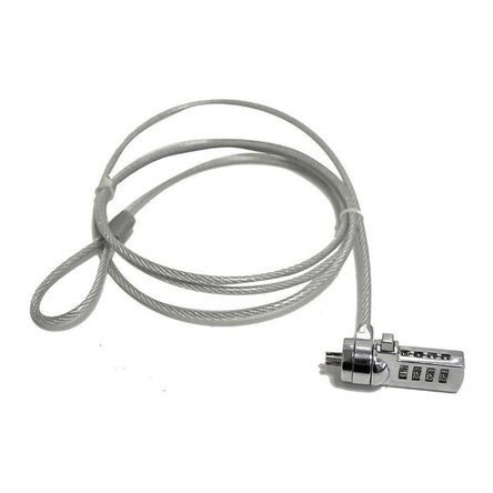 Cable Candado De Acero Con Clave Para Laptop Notebooks F&k