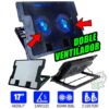 Cooler Laptop Doble Ventilador Usb Reclinable