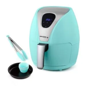 Freidora de aire digital 3.5 litros Menta Holstein con accesorios