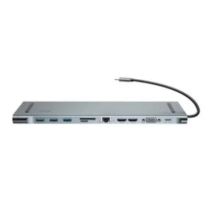 Hub Baseus Enjoyment Series 11 en 1 Multifuncional Type-C