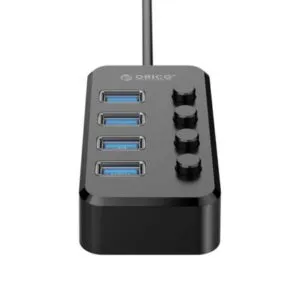 Hub Orico 4 Puertos Tsu3-4a Usb 3.0 Adaptador Switch Independiente