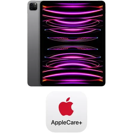 Kit de Protección Applecare+ y Apple 12.9 Ipad Pro con Chip M2 Late 2022 512Gb Solo Wi Fi Space