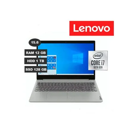 Lenovo Ideapad 3 15IIL05 15.6" Intel i7-10ma Generación 12GB 128GB SSD + 1TB HDD