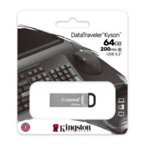 "Memoria Usb Kingston Datatraveler Kyson 3.2 Gen 1 De 64 Gb."