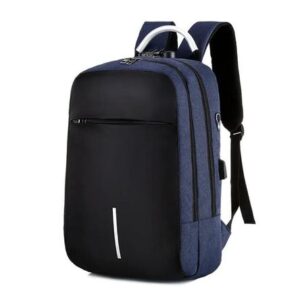 Mochila Antirrobo Con Clave Morral Laptop Con Puerto USB Azul