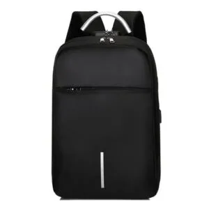 Mochila Antirrobo Con Clave Morral Laptop Con Puerto USB Negro