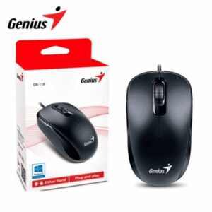 Mouse Genius Alambrico DX-110 USB Optico 1000 DPI Negro