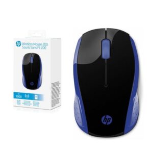 Mouse Inalambrico Hp 200 1000 Dpi 3 Botones Azul