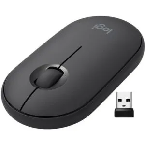 Mouse Inalámbrico Logitech Pebble M350 Grafite