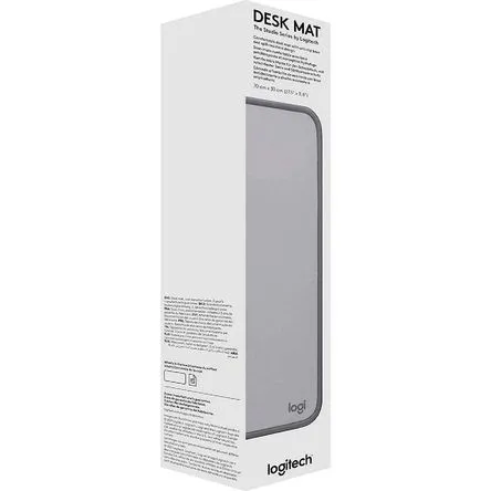 Mousepad Logitech Mat Antisalpicaduras Gris