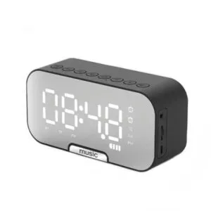 Parlante Radio Despertador S5 - Negro