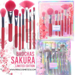 Set Brochas Sakura Edición limitada