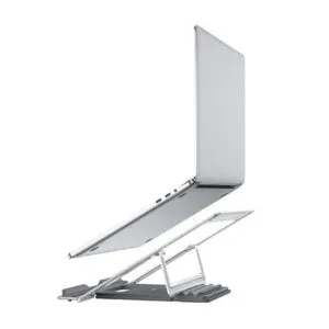 Soporte para Laptop y tablet Ajustable Hoco PH37 Plateado De Alta Calidad y Durabilidad