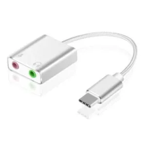 Tarjeta de Sonido Tipo C 7.1 Audio 3d Microfono Externo Usb