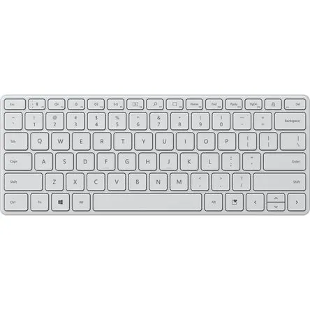 Teclado Inalámbrico Bluetooth Compacto Microsoft Designer Glacier