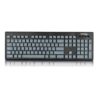 Teclado Micronics MIC K706 MCQUEEN Teclas elevadas - Negro