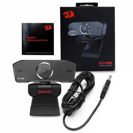 Web Cam Redragon Hitman Full HD 1080P GW800