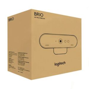 Webcam Logitech Brio Ultra HD 4K Pro Negro