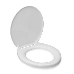 Asiento inodoro redondo plástico Sifón Jet Premium Blanco Fiori